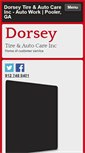Mobile Screenshot of dorseytireautocare.com